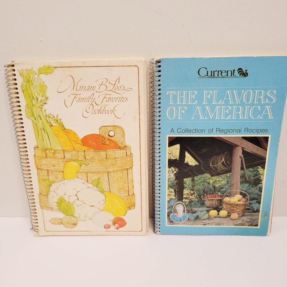 2 Miriam B Loo's Family Favorites Flavors of America Regional Recipe Cookbooks